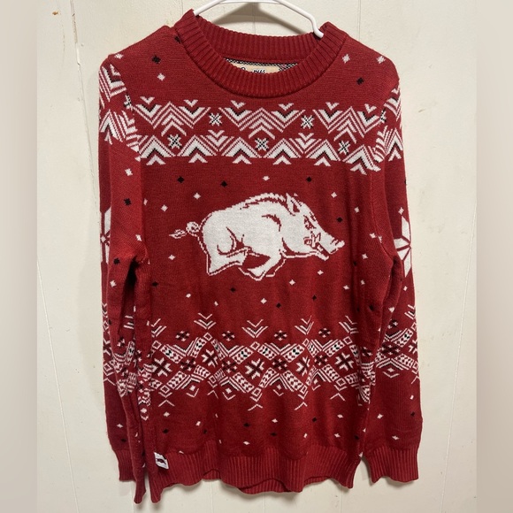 Arkansas Razorbacks ugly Christmas sweater - Picture 1 of 5